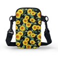 thumbnail image 2 of HELLHERO Sling Bag for Unisex Travel Daily Use Salamander Sunflower Pattern Crossbody Sling Bag Lightweight, 2 of 7