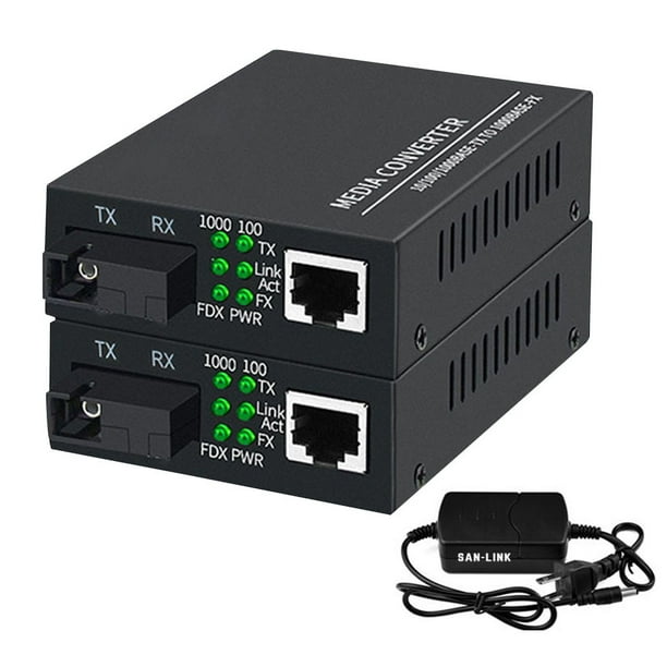 Modo Del Convertidor 10/100/1000Mbps Gigabit Ethernet SC
