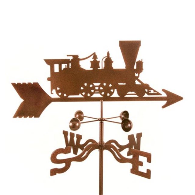 EZ Vane EZ1027-PT Weathervane Train avec Support de Poteau