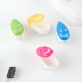 thumbnail image 7 of ACDANC 4 Pcs Smile Face Toothbrush Cover Holder Case Suction Cup Bathroom Supplies, 7 of 7