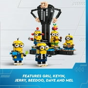 LEGO Despicable Me 4 Brick-Built Gru and Minions Building Set, Minions Toy for Kids, Birthday Gift for Boys and Girls, 75582