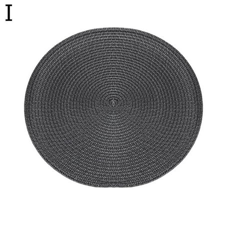 

Dining Table Mat Woven Placemat Pad Heat Resistant Well Coaster Bowls Cups T9B9