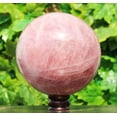 thumbnail image 4 of Polished Superb Color Pink Rose Quartz Ball, 205mm/26.8lb Natural Crystal Quartz Metaphysical Healing Reiki Meditation Feng Shui Globe Unique Collector's Gift, Office Desk Decoration Sphere, 4 of 5