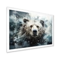 thumbnail image 5 of Designart "Dreamlike Grizzly Bear In Surreal Setting" Animals Bear Picture Framed Canvas Art Print, 5 of 5