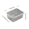 thumbnail image 6 of HBBKVI Food Storage Containers with Lids, Stainless Steel Food Storage Containers for Lunch Bread Cereal Fruit, Meal Prep Containers, 6 of 8