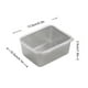 thumbnail image 2 of Fiambrera de acero inoxidable con tapa sellada, contenedor térmico para alimentos, ideal para oficina y viajes, refrigerador de comidas, enfriador de alimentos doméstico, almacenamiento compacto., 2 of 9