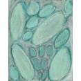 thumbnail image 2 of Moore, Regina 15x18 White Modern Wood Framed Museum Art Print Titled - Blue Orbs I, 2 of 4