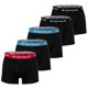 thumbnail image 1 of TOM TAILOR Bóxers de hombre, paquete de 5 - Pantalones de tiro bajo, calzoncillos, X-lastic, algodón elástico Multicolor L (Large), 1 of 7