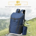 thumbnail image 3 of BLEEUS Outdoor Bag 20L Portable Foldable Backpack With Bottle Holder For Men Women Lightweight Backpack, 3 of 10