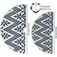 thumbnail image 3 of FMSHPON Floral Geometric Pattern Xmas Christmas Tree Skirt Stand Mat for Holiday Party Decoration Indoor Outdoor 36 inches, 3 of 6