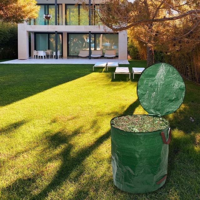 Bolsas de jardín, almacenamiento de desechos de jardín de servicio pesado de hojas Bolsas de hojas Bolsas de lavandería para cortes de cé , Opciones shamjiam Contenedores de jardinería