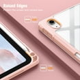 thumbnail image 5 of Fintie Hybrid Slim Case for iPad (A16) 11th Generation 11 Inch (2025), iPad 10th Generation 10.9 Inch (2022), with Clear Transparent Back, Rose Gold, 5 of 11