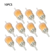 10 Pcs 1/4\ 6mm/8mm Inline Fuel Filter for Small Engine Lawn Garden Mower