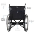 thumbnail image 3 of Silla de Ruedas Medu Heal negra Movilidad y Comodidad, 3 of 9