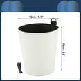 thumbnail image 4 of Unique Bargains Car Trash Can Hanging Front Rear Seats Faux Leather Trash Bin White 1 Pcs, 4 of 6