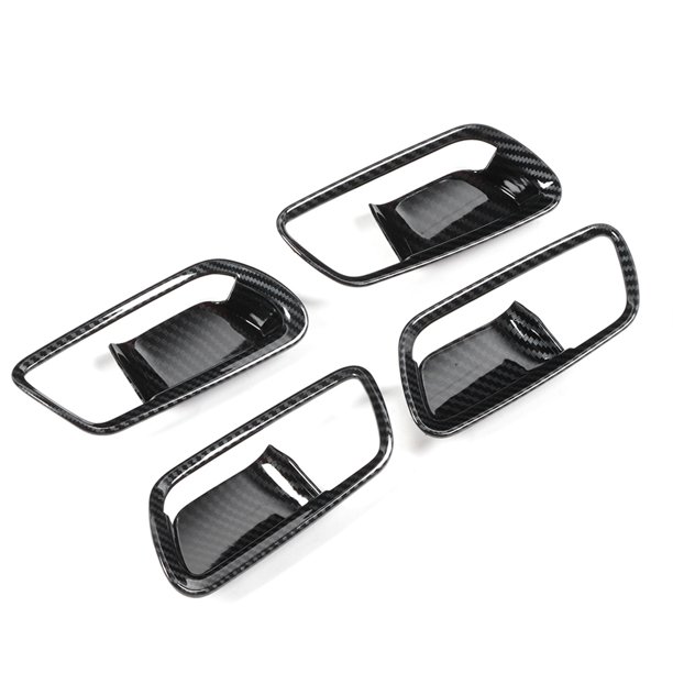 Cubierta De Manija De Puerta De Coche Embellecedor De Manija De Puerta De Coche Estilo De Fibra De Carbono ABS Cubierta De Manija De Puerta Interior Ajuste Para Prius Hatchback ANGGREK CE1614
