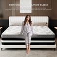thumbnail image 4 of Abunitt 12 inch Queen Mattress,Hybrid Gel Memory Foam Pocket Coils Medium Firm Mattress in a Box, 4 of 10