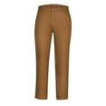 thumbnail image 5 of Stamzod Mens Dress Pants Fashion Stripe Printed Straight Business Casual Pants with Pocket Wedding Party Work Pants for Men Brown-1 M, 5 of 6