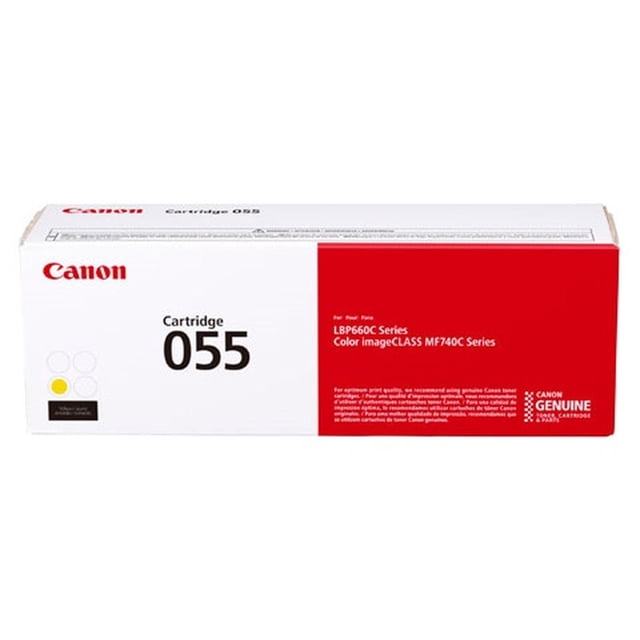 Toner CANON 055 YELLOW, Laser, 1200 páginas, Amarillo, imageCLASS LBP664CDW, MF741CDW Canon 3013C001CANON