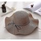 thumbnail image 1 of Sombrero de paja de Color sólido de verano para mujer, sombrero de playa de ala ancha grande, sombrero para el sol, protección solar, gorra de Sol de Panamá, 1 of 4