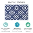 thumbnail image 3 of 2 x 3 Foot Heavy Duty Low Pile Area Rug - Ultra-Thin Non Slip Area Rug - Washable Cotton Indoor Rug for Front Door Foyer Rug for Entryway, 3 of 7