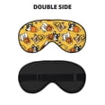 thumbnail image 2 of PAYOHTO Cute French Bulldog & Pumpkins Soft Sleep Mask Comfort Pure Silk Eye Cover for Travel Office Camping, 2 of 7