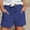 A1 Blue, variant on Women's Cotton Linen Shorts High Waisted Baggy Wide Leg Shorts Womens Summer Bottoms Lightweight Shorts Juniors Shorts Linen Blend Casual Shorts Elastic Waist Drawstring Comfy Shorts Pink M