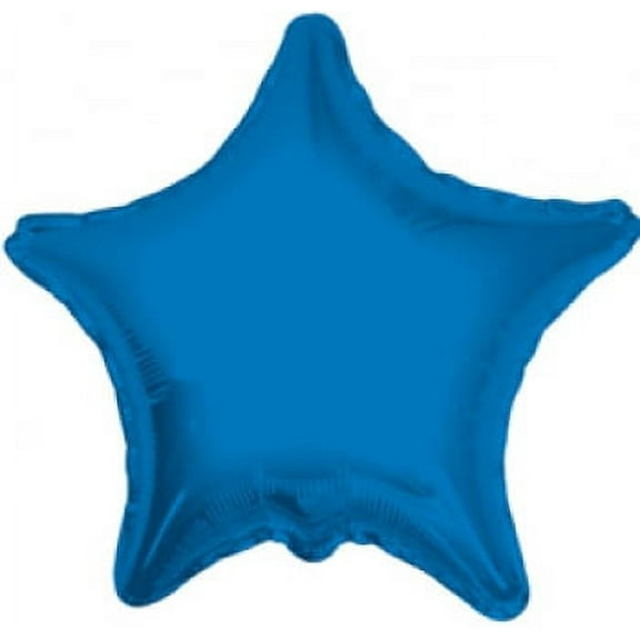 Harnel Blue 19 Inch Star Shaped Foil Mylar Balloon [310004]