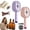2pc-pink+purple, variant on 2026 Upgraded Electric Steam Brush, Rechargeable Hair Brush with Water Spray, Wet Electric Hairbrush, Red Light Air Cushion Mister, Reduce Frizz, Nourishes Hairs, Anti-Static