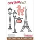 CottageCutz Tour Die-Eiffel, Lampe & Caniche 2.2"X4.6" – image 1 sur 1