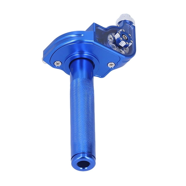 Throttle Grips, Anodic Oxidation Coloring Hand Grip Accelerator Rustproof CNC Aluminum For Motorcycle Replacement For CRF Blue