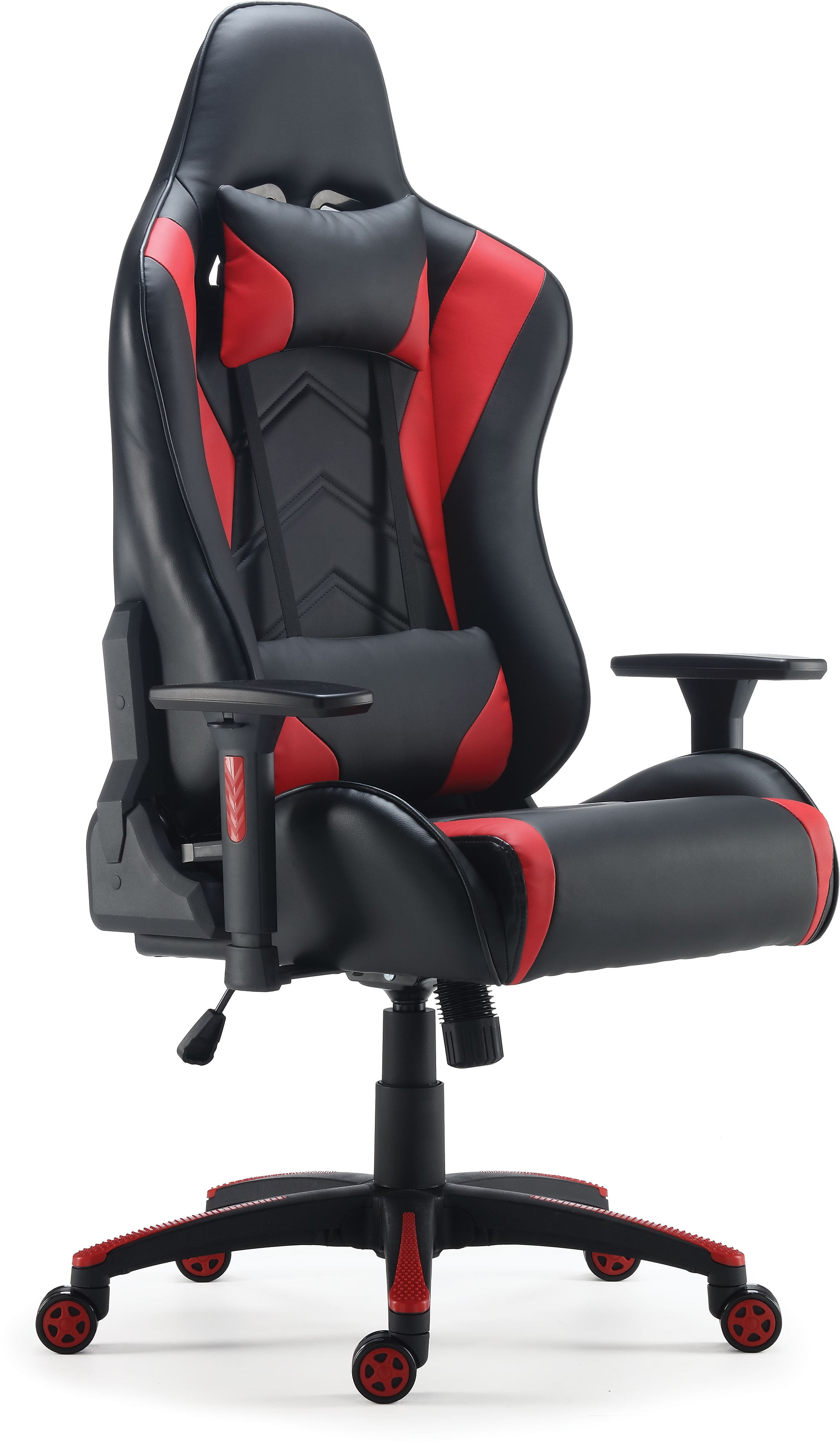 staples vartan gaming chair red 24326595  walmart