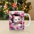 thumbnail image 5 of WLAGOOD 3D Cute Cat Coffee Mug，Fashionable Cup Artistic Ceramic Cup Multifunctional Mug, 5 of 6