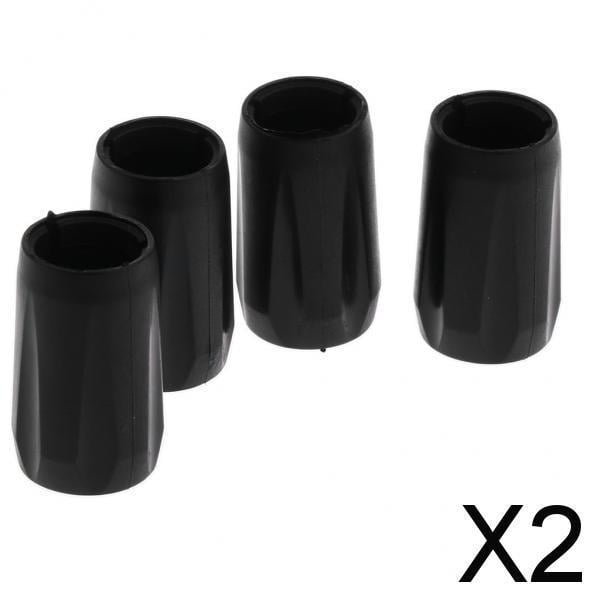 Consejos para bastones para caminar,Protector de bastón,Bastón de senderismo,Reemplazo de puntas de bastones de trekking,Accesorios para bastones,Accesorios para 2 piezas