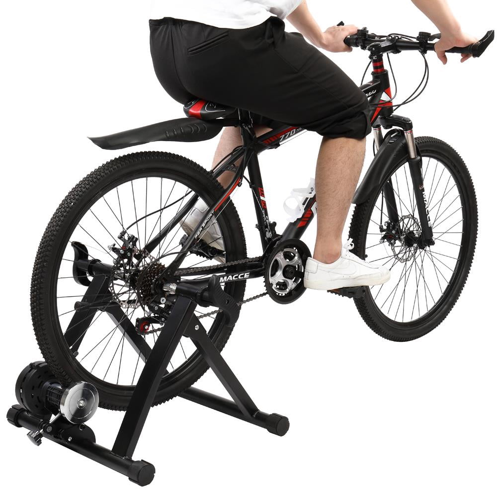 UBesGoo Indoor Bike Trainer, Foldable Magnetic Bicycle Exercise Stand ...