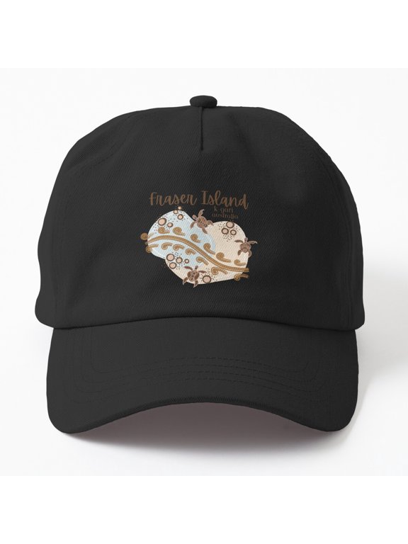 Fraser Island Turtles Queensland Baseball Cap, Nature Graphic Design