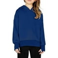 thumbnail image 5 of fatyb Boys Girls Hoodies Long Sleeve Kids Hooded Sweatshirts Casual Plain Pullover Tops with Thumb Hole, 5 of 6