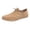 Khaki, variant on XIMIN Men's Round Toe Hand-Stitched Soft Non-Slip Driving Moccasin Loafers Comfortable Casual Shoes Lightweight Outdoor Hiking Shoes