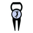 thumbnail image 3 of Herramienta de Reparación de Golf, Accesorios de Herramienta Verde Ligera de Metal, Punta de Reparación de Césped Multifunción para Practicar, Mujeres B Sunnimix Reparación de chuletas de golf, 3 of 8