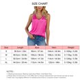 thumbnail image 4 of Camiseta sin mangas de seda satinada para mujer, cuello en V, informal, color puro, camisola básica de seda satinada, 4 of 7
