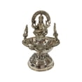 thumbnail image 4 of 925 Sterling Silver Hallmarked Antique Style Lakshmi / Kamakshi Solid Diya -#04, 4 of 9