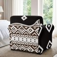 thumbnail image 6 of FKELYI 2 Piece Stretch Couch Cover with Separate Cushion Cover Non Slip Anti-Dust Armchair Slipcover Aztec Tribal Geometric Print Furniture Protector for Living Room, 6 of 7