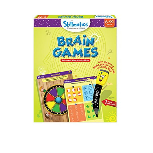 Skillmatics Educational Game: Brain Games (6-99 Years) | Fun Learning Games and Activities for Kids