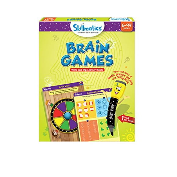 Skillmatics Jeu Éducatif: Jeux de Cerveau (6-99 Ans) Jeux d'Apprentissage Amusants et des Activités pour les Enfants