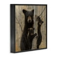 thumbnail image 2 of Stupell Industries Black Bear and Cubs Soft Birch Tree Forest, 17 x 30, Design by Collin Bogle, 2 of 5