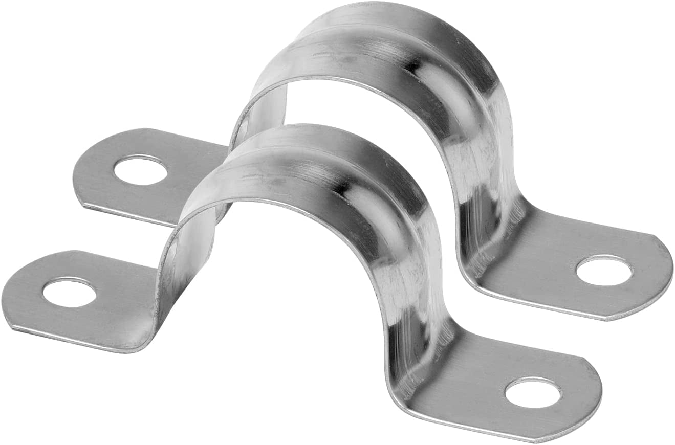 Rigid Pipe Strap 25 PCS M30 U Bracket Tube Strap 304 Stainless Steel