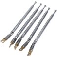 thumbnail image 1 of 5 Pcs 32cm Length 5 Section Telescopic AM FM Radio Antenna 180 Degree, 1 of 8