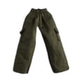 thumbnail image 1 of Figura de hombre a escala 1:12, pantalones casuales, atuendo de moda, pantalones cargo para muñeca, mini para 6'' verde, 1 of 9