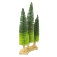 thumbnail image 2 of Northlight 15.75" Ombre Green Sisal Tabletop Christmas Trees, 2 of 3