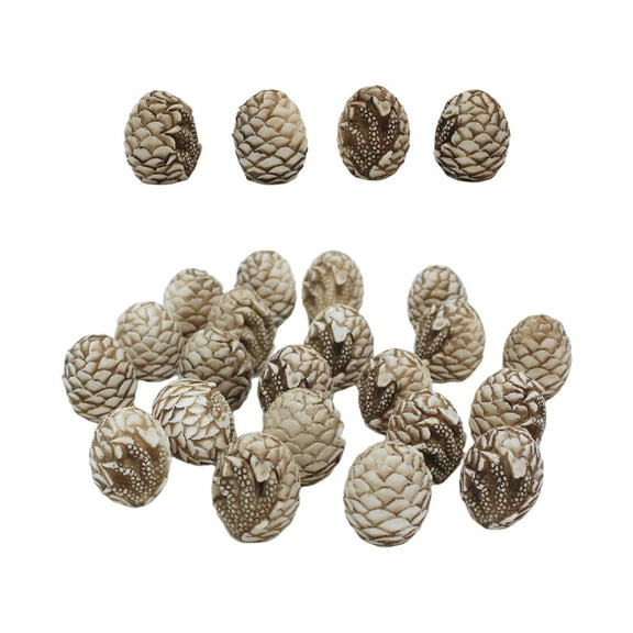 Cheapark 20 Pcs Resin Garden Pathway Stones Stepping Stones for Potted Plant Horticultural Courtyard Landscaping and Outdoo r Decor